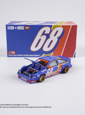 Kaido House MINIGT 1:64 Toyota AE86 丰田 合金汽车模型 成品