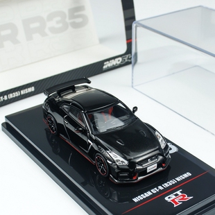 INNO 1:64 日产 GTR R35 NISMO 合金汽车模型 成品摆件 战神 黑色