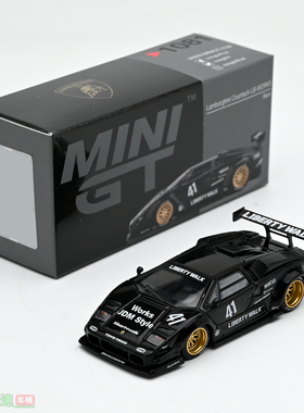 MINIGT 1:64 兰博基尼康塔什 Countach liberty宽体汽车模型1081
