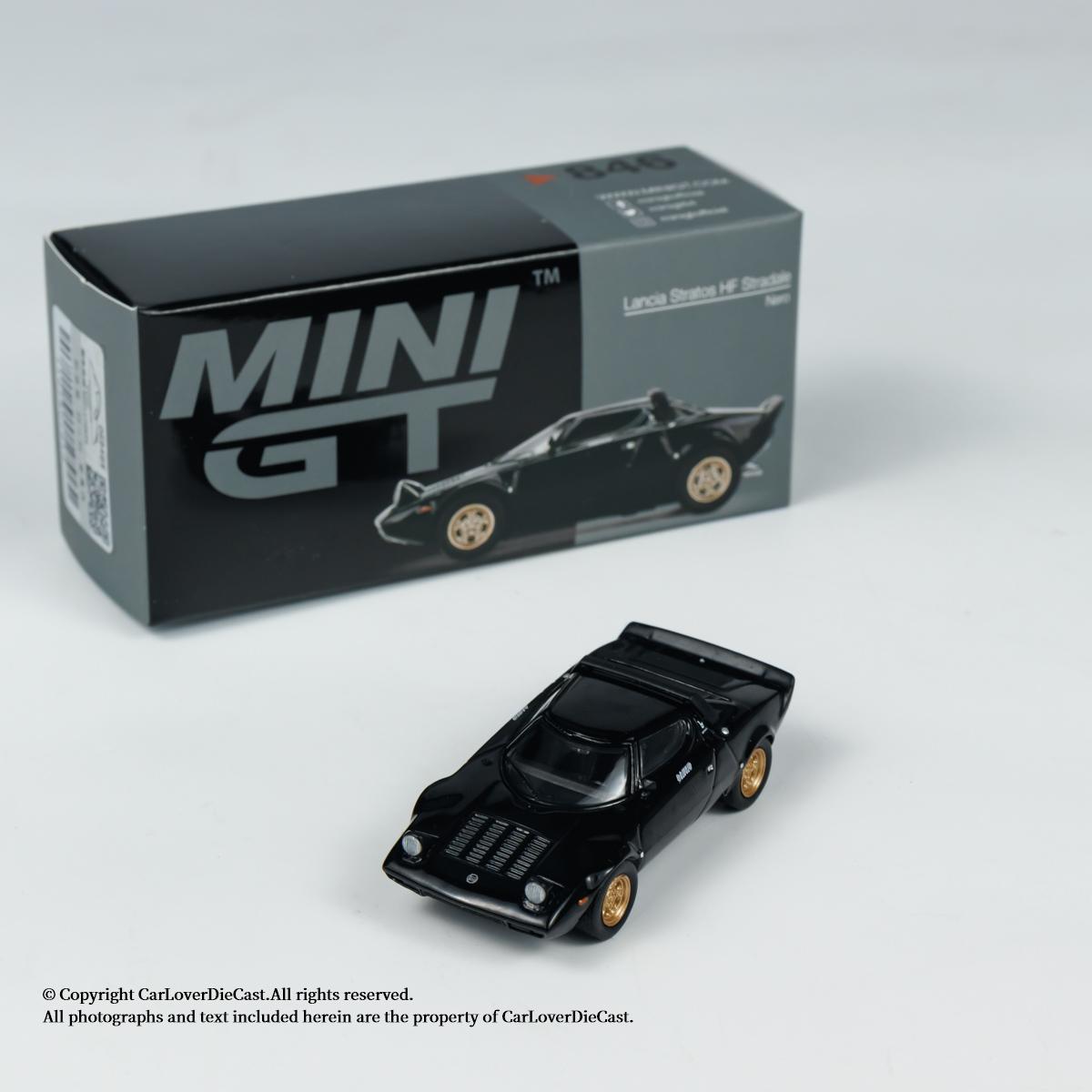 MINIGT 1:64 Lancia Stratos HF Stradale Nero 合金汽车模型