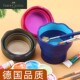 德国辉柏嘉伸缩折叠便携涮笔筒水彩水粉颜料专用美术多功能洗笔桶