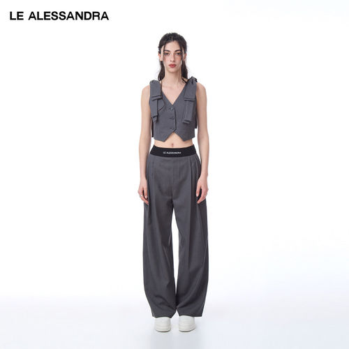 品牌直营LEANDRA灰色蝴
