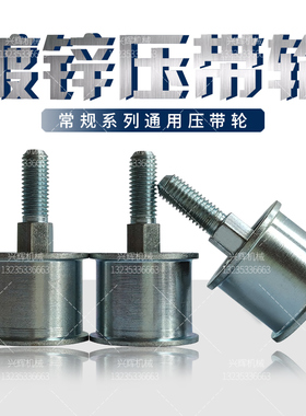 压带轮总成 皮带传动轮 发动机涨紧轮收割机张紧轮 双轴承通用型