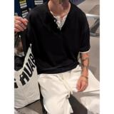 新款短袖t恤男夏季韩版潮流简约半袖港风宽松休闲体恤513DX692P35，男装T恤，星座513