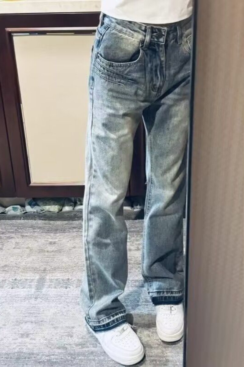 港风潮男夏季新款牛仔裤嘻哈潮高街潮流痞帅长裤513CK1225P47,女装牛仔裤,星座513