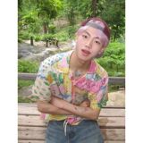油画衬衫男女夏季短袖宽松休闲冰丝防晒衬衣薄513DX1447P23，男装防晒衣，星座513
