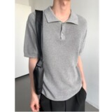 翻领短袖polo衫男潮牌夏季t恤韩版潮流新百搭体恤513PL118P40，男装针织衫/毛衣，星座513