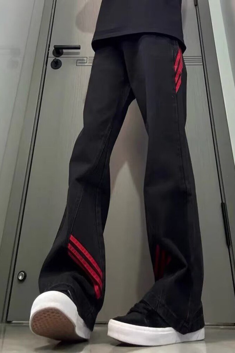 港风潮男夏季新款牛仔裤嘻哈潮高街潮流痞帅长裤513CK333P35,男装牛仔裤,星座513