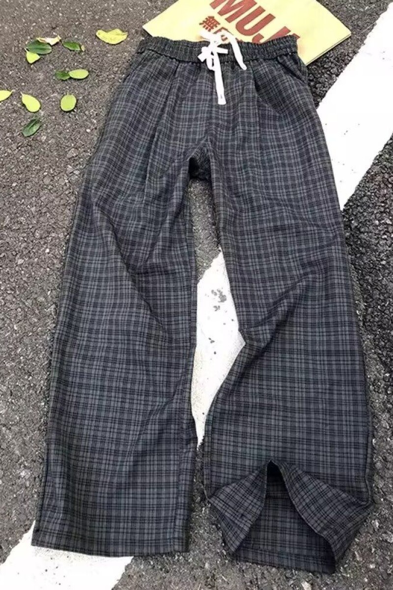 夏季薄款慵懒松弛感裤子直筒宽松垂感休闲裤513CK1570P34,女装休闲裤,星座513