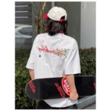 原版刺绣高品质重磅纯棉双纱美式高街短袖T恤男女513DX992P33，男装T恤，星座513