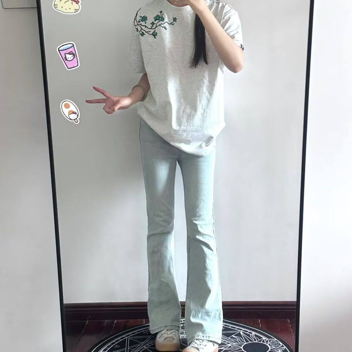 新款短袖t恤男夏季韩版潮流简约半袖上衣513DT1698P28,女装T恤,星座513