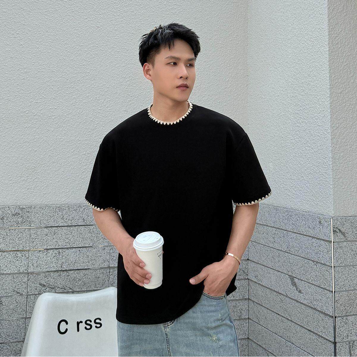 新款短袖t恤男潮牌欧美嘻哈风圆领打底衫上衣夏季潮513DT1611P33,女装T恤,星座513