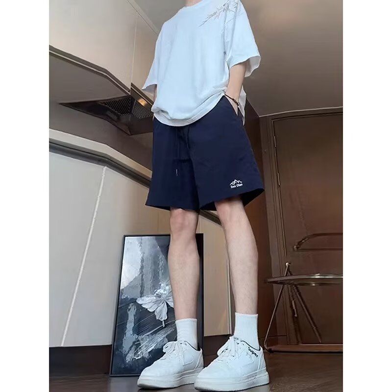 美式复古短裤男夏季薄款速干冰丝休闲五分裤513DK1362P20,男装牛仔裤,星座513