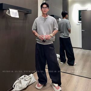 翻领短袖polo衫男潮牌夏季t恤韩版新百搭体恤上衣 513DX418P40图片