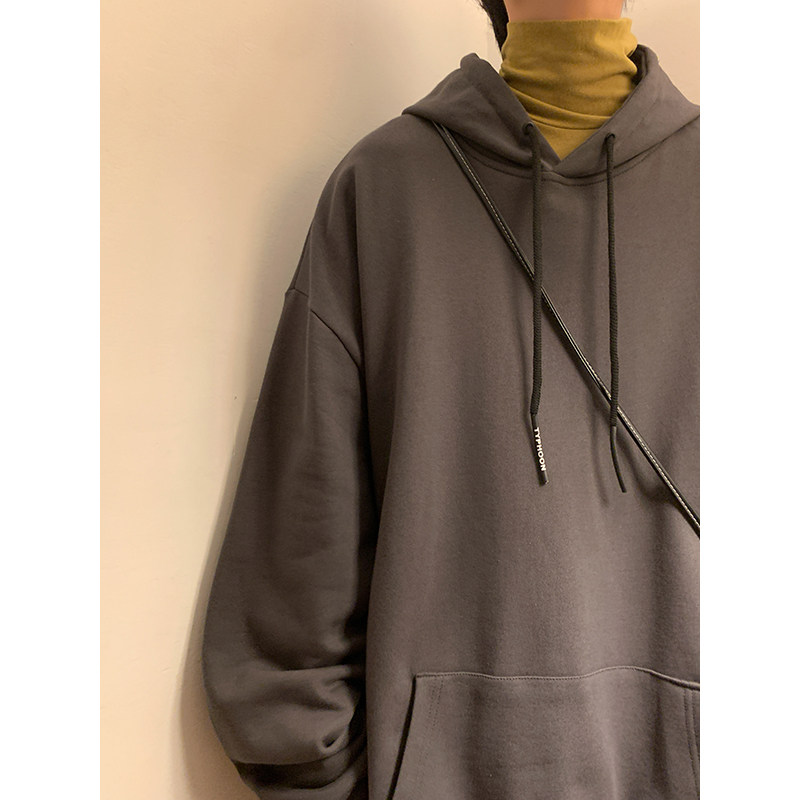 直播品质原创日系复古连帽纯色重工卫衣男上衣514-7WY2339P50,男装卫衣,星座513