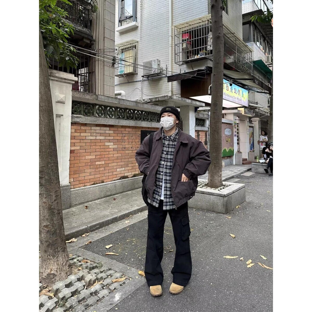 美式做旧水洗直筒工装裤男复古高街阔腿百搭长裤子513CK435P58,男装牛仔裤,星座513
