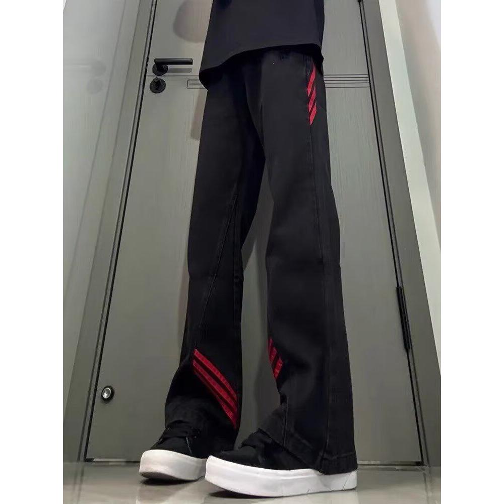 港风潮男夏季新款牛仔裤嘻哈潮高街潮流痞帅长裤513CK333P35,男装牛仔裤,星座513