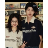 美式复古polo领短袖t恤女夏季新款半拉链百搭上衣513PL1126P37，男装Polo衫，星座513