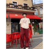 新款短袖t恤男夏季韩版潮流简约半袖上衣港风宽松休闲潮牌体恤衫，女装T恤，星座513