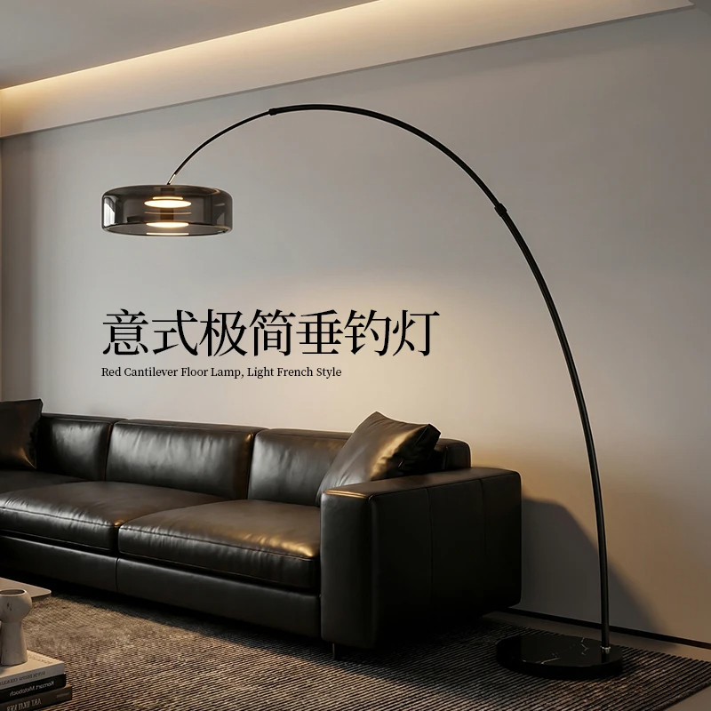 意式极简落地灯客厅沙发边高级感氛围装饰灯2026新款卧室立式台灯