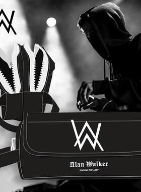 Alan Walker艾伦沃克Faded周边笔袋女大容量学生创意男铅笔文具盒
