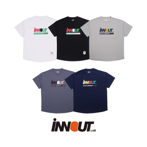 INNOUT LAB和平自由短袖T恤男圆领运动速干透气健身跑步训