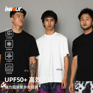 INNOUT T恤 LAB索罗娜凉感基础纯色刺绣打底训练篮球男女运动短袖