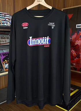 INNOUT LAB 2024秋冬新款运动速干透气投篮服长袖T恤篮球运动上衣