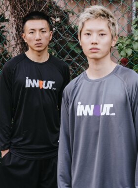 INNOUT LAB 纯色运动长袖薄款T恤男速干篮球训练热身投服健身衣