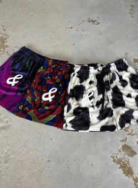 INNOUT新款美式四分短裤训练篮球健身运动裤速干欧美印花短裤