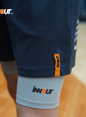 INNOUT LAB篮球运动健身五分紧身裤男打底裤跑步训练速干压缩裤