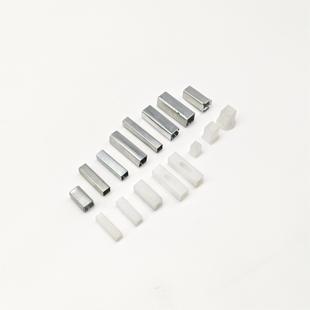 铁套方条套塑料方条套方条套管轴转换套门锁传动轴铁套管塑料套管