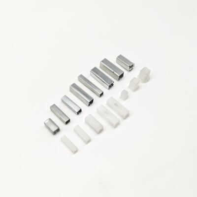 铁套方条套塑料方条套方条套管轴转换套门锁传动轴铁套管塑料套管