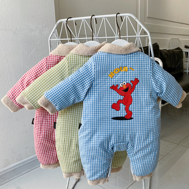 韩国ins风冬季婴儿可爱加厚爬服保暖连体衣男女宝宝哈衣外出棉服,童装/婴儿装/亲子装,连身衣/爬服/哈衣,淘宝优惠券,粉丝福利购,淘宝优惠卷