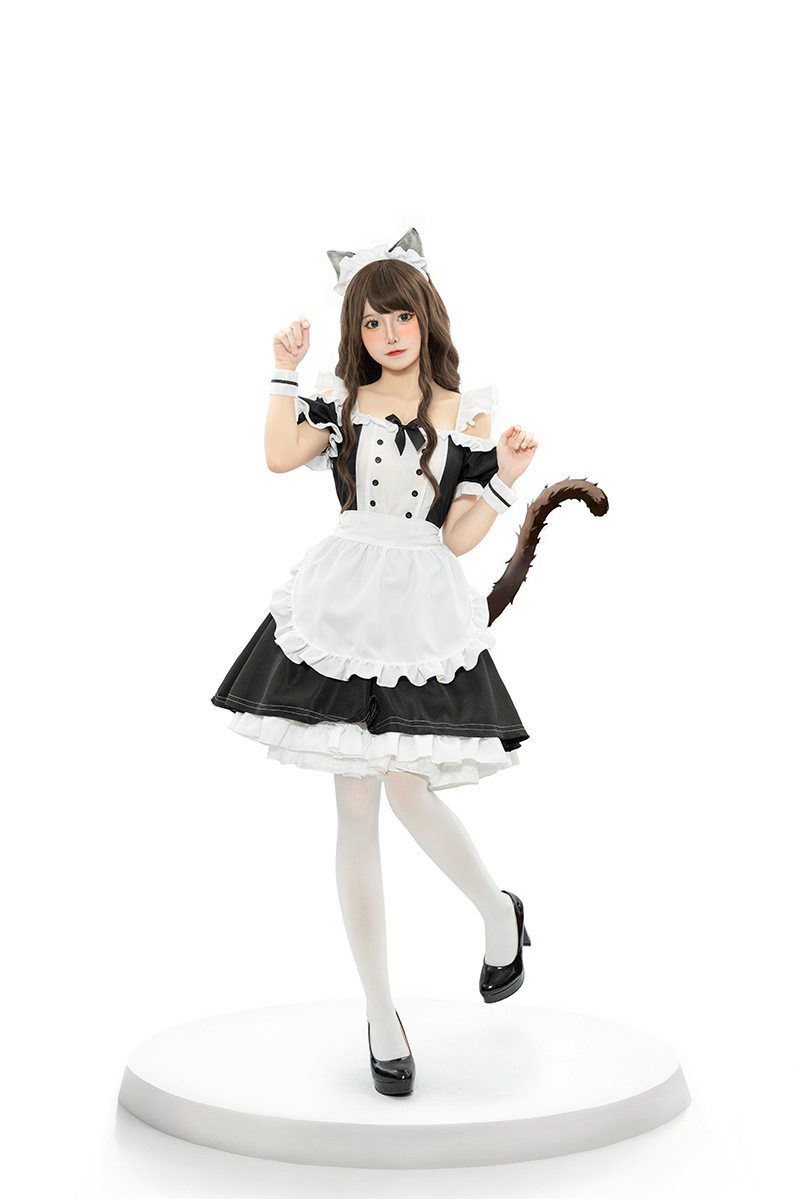 猫娘女仆装二次元动漫伪娘连衣裙