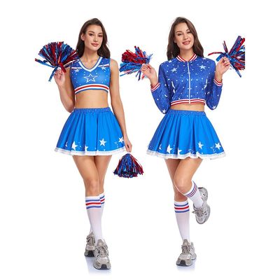 啦啦队女学生运动会比赛演出服装
