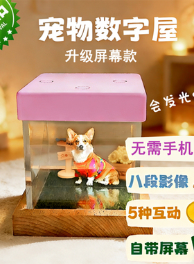 爱宠互动投影宠物全息数字屋纪念品定制摆件全息像影像瓶微景观