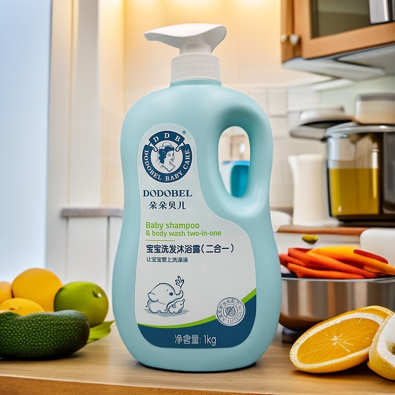 朵朵贝儿洗发沐浴露二合一温和滋养补水保湿柔嫩洗发露沐浴乳1kg