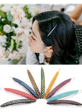 AngelRena韩国进口发饰头饰女款镶钻百搭发夹发卡边夹刘海夹 B627