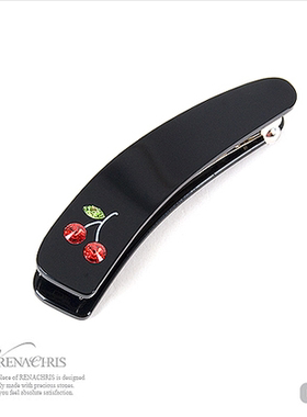 AngelRena韩国进口饰品发饰头饰可爱樱桃竖夹香蕉夹C258