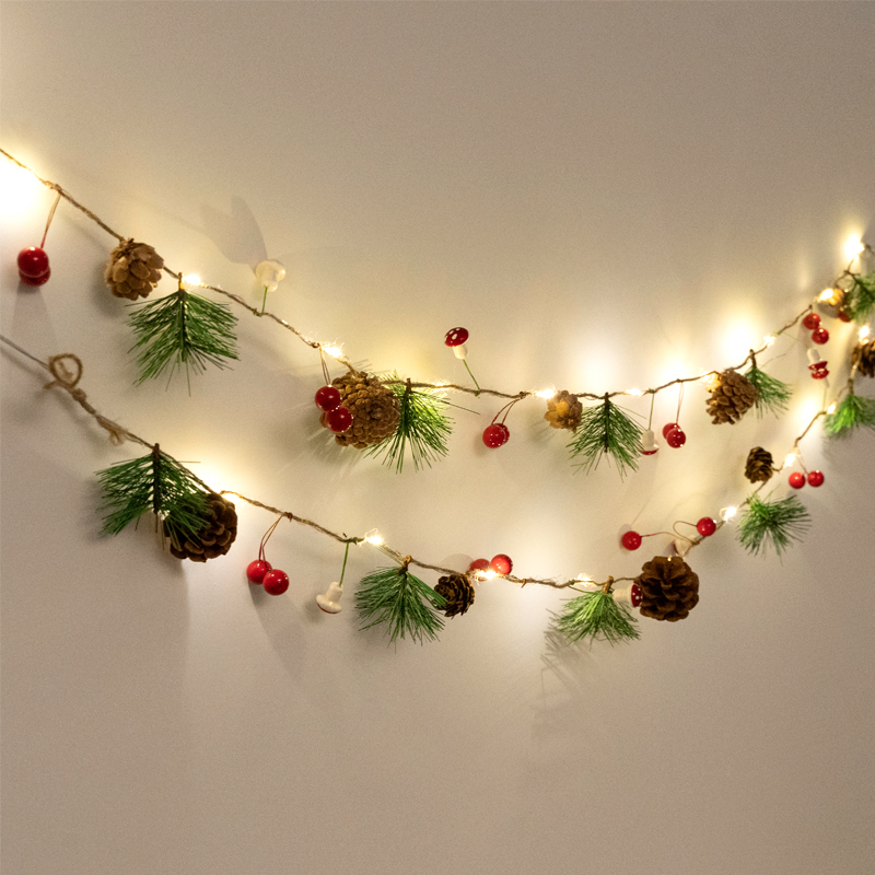 圣诞节装饰品发光挂饰圣诞老人雪人树灯串挂件场景布置装扮小礼物