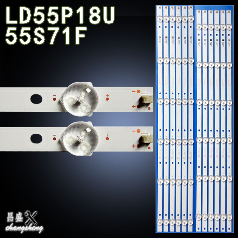 适用康冠55S71F灯条 LD55P18U灯条K55WD7A3 4708_K550WD_A3213K31