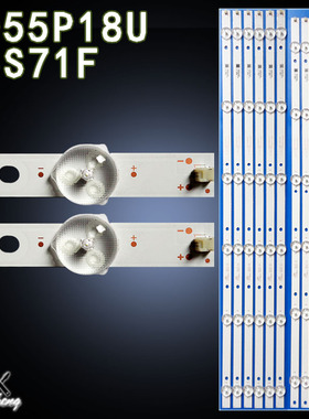 适用康冠55S71F灯条 LD55P18U灯条K55WD7A3 4708_K550WD_A3213K31