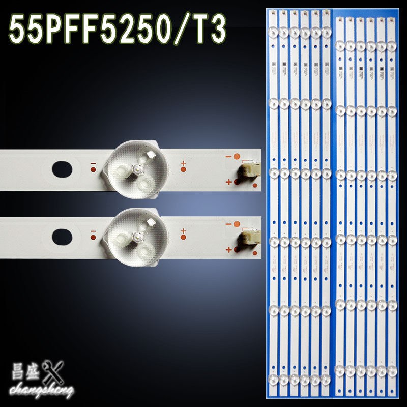 适用飞利浦55PFF5250/T3电视灯条