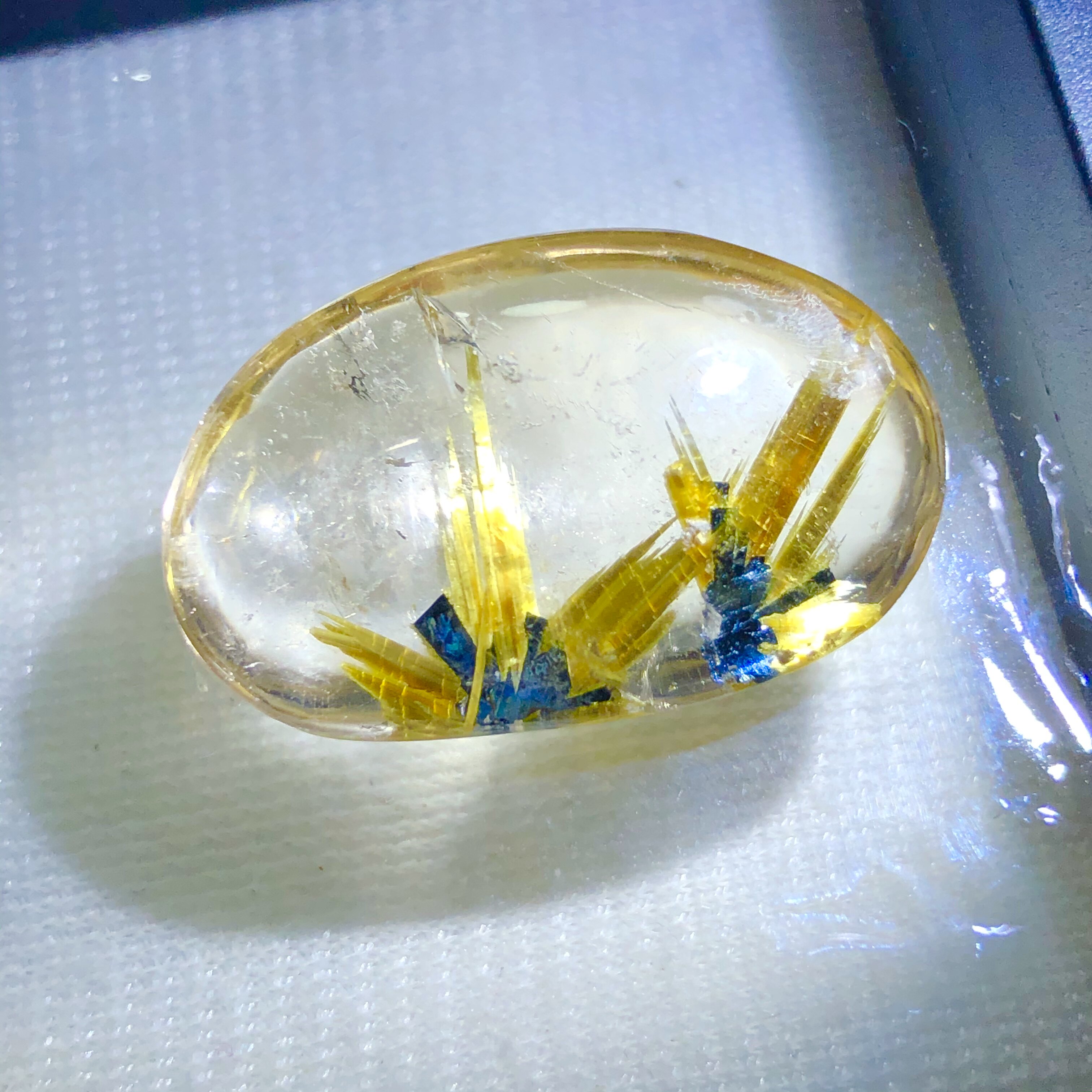 好货福利精美老矿巴西天然板顺钛晶花水晶吊坠