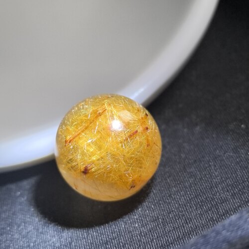 17㎜好货福利收藏款绝产的矿天然水晶老矿维纳斯金发晶单珠