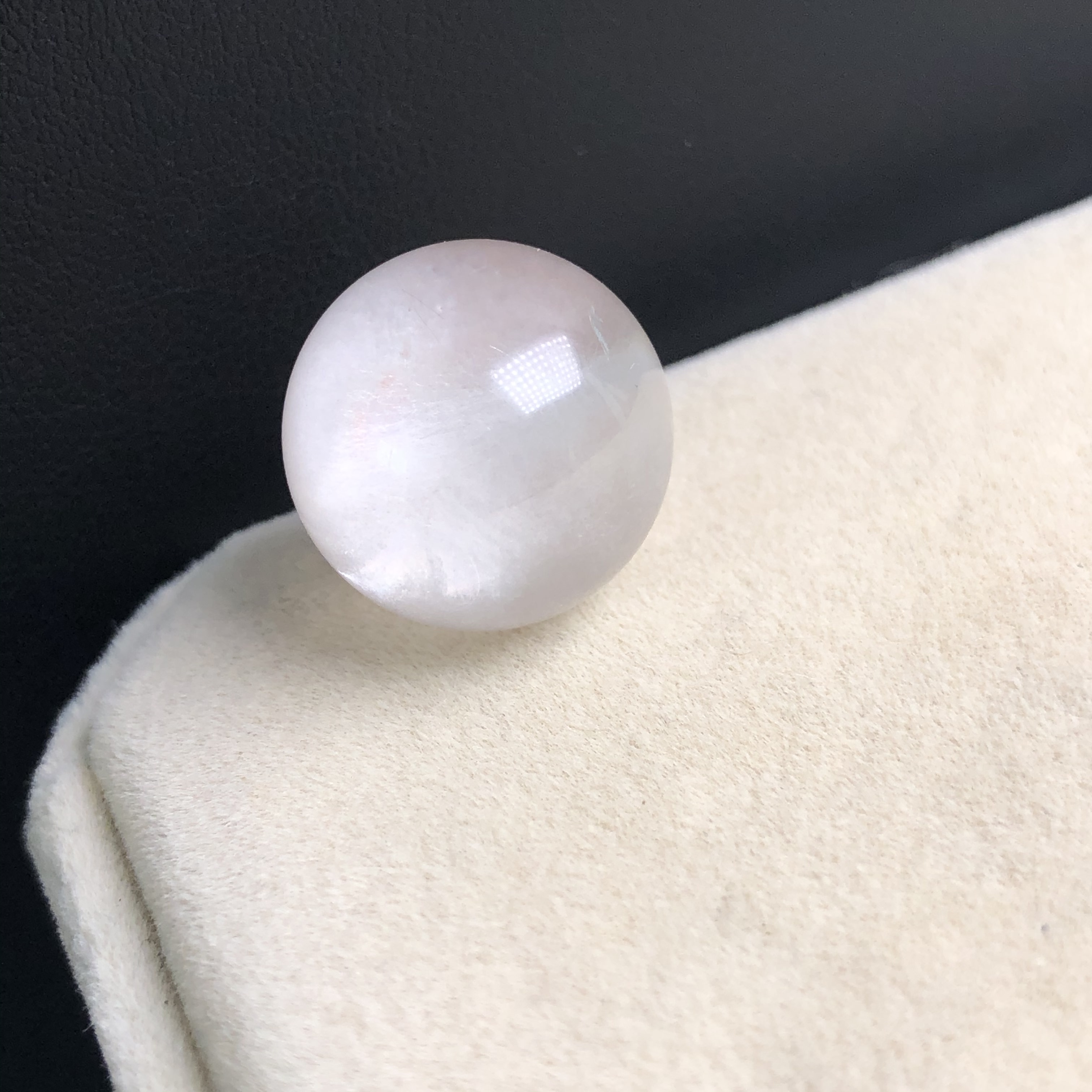（15.5mm）亏本福利天然水晶双色彩虹兔毛单珠吊坠