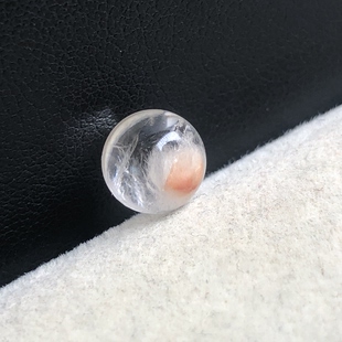 8.3mm大漏福利没有任何优化注胶天然兔毛卷毛水晶单珠