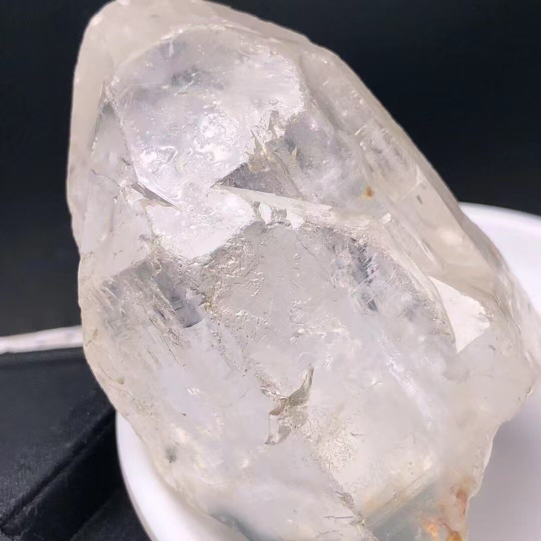 巴西老矿福利天然水晶涅槃骨干晶柱把玩原石摆件