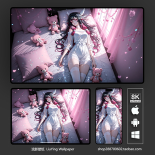 原神少女哥伦比娅壁纸8k 4k手机平板电脑桌面壁纸 二次元动漫壁纸